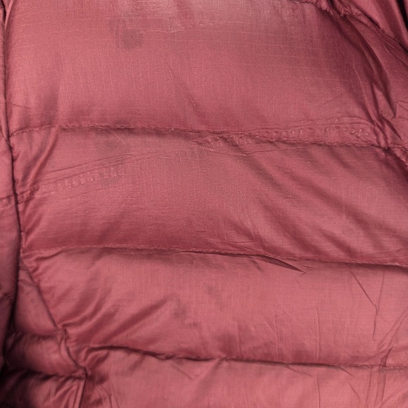 Patagonia Jacket Womens Large Red Down Sweater Hoody Hooded Puffer STY84711 - Picture 3 of 13